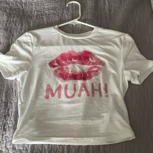 MUAH shein crop top